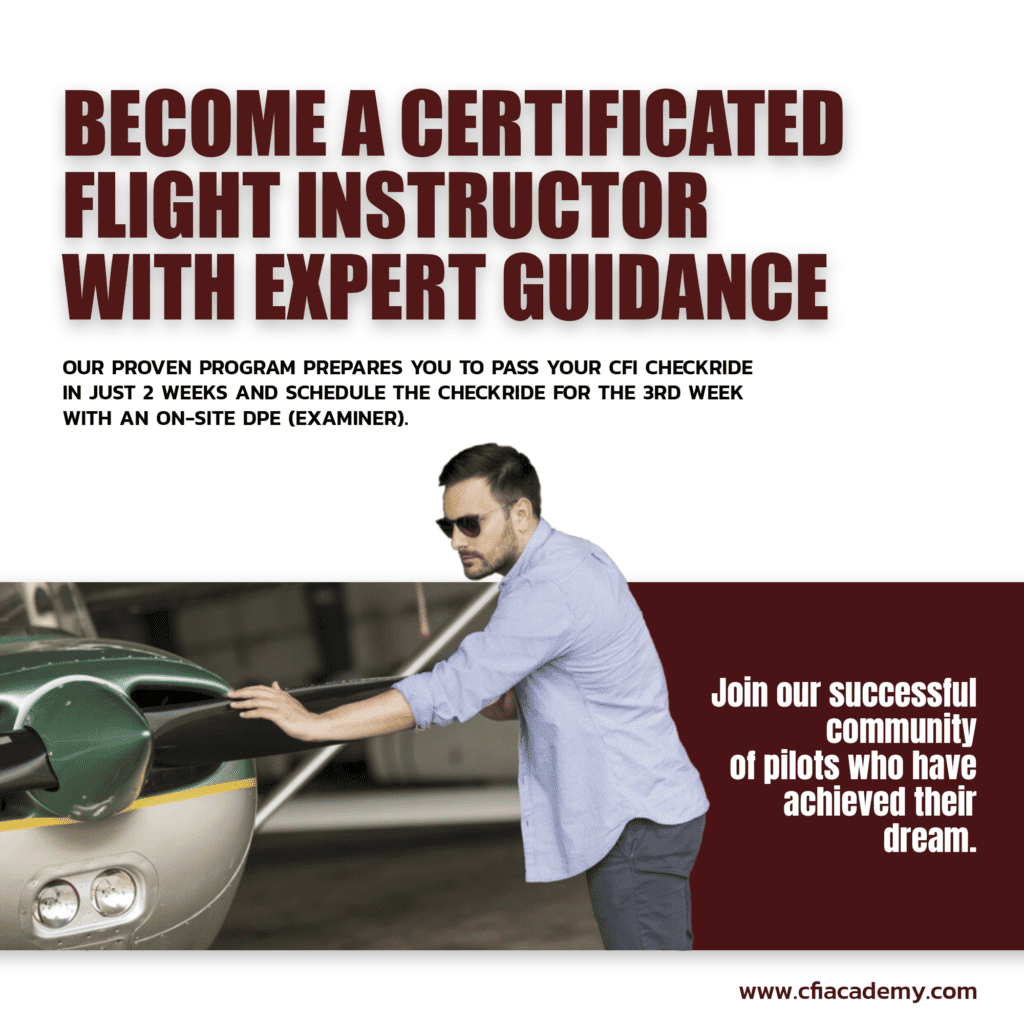 Become a certified flight instructor at CFI Academy - CFI Academy